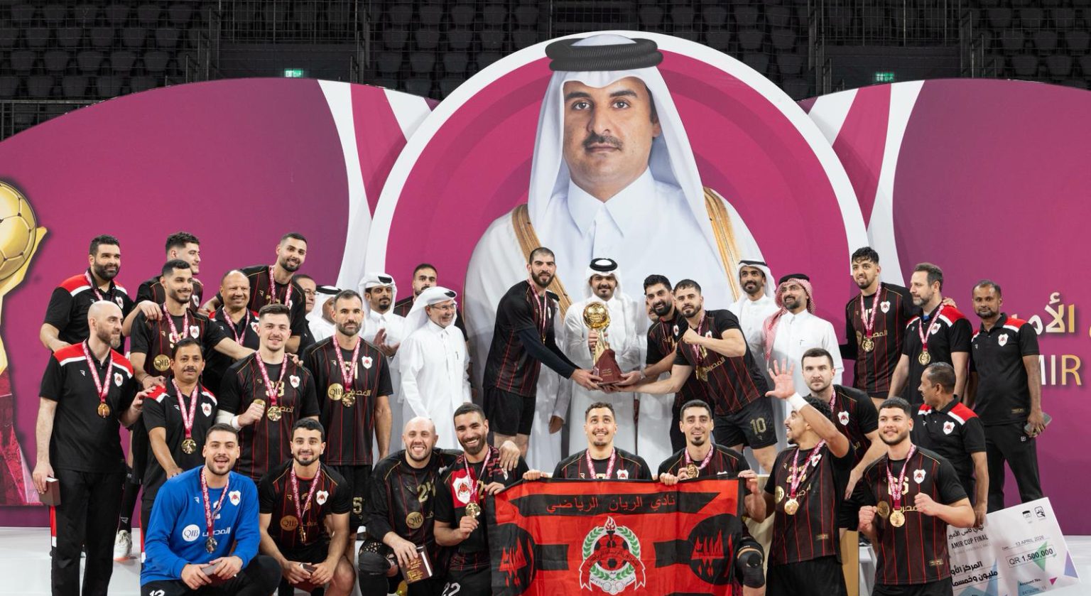 QOC President crowns Al-Rayyan HH the Amir Handball Cup Champions