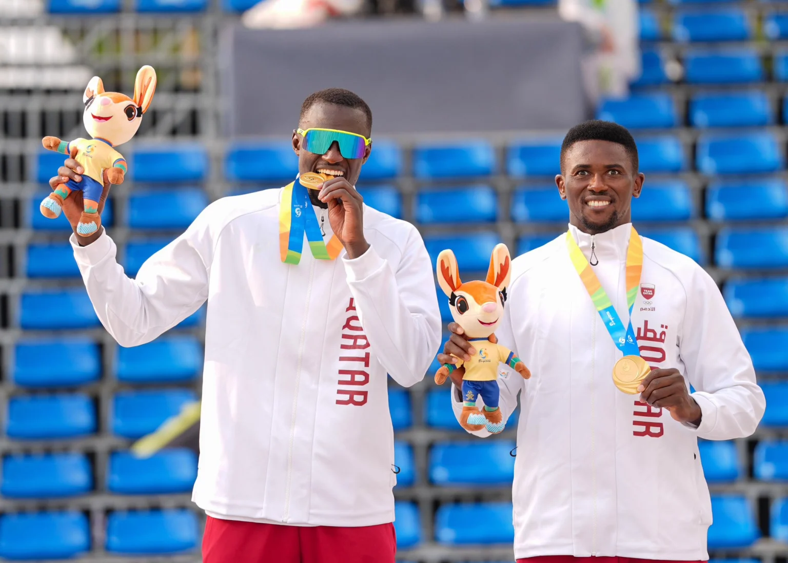 Qatar’s Cherif and Tijan Clinch Asian Beach Games Gold, Defeat Iran in Straight Sets