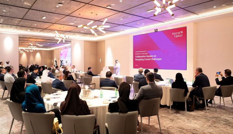 Invest Qatar hosts Dialogue with International Business Community, reaffirms resilient business environment.