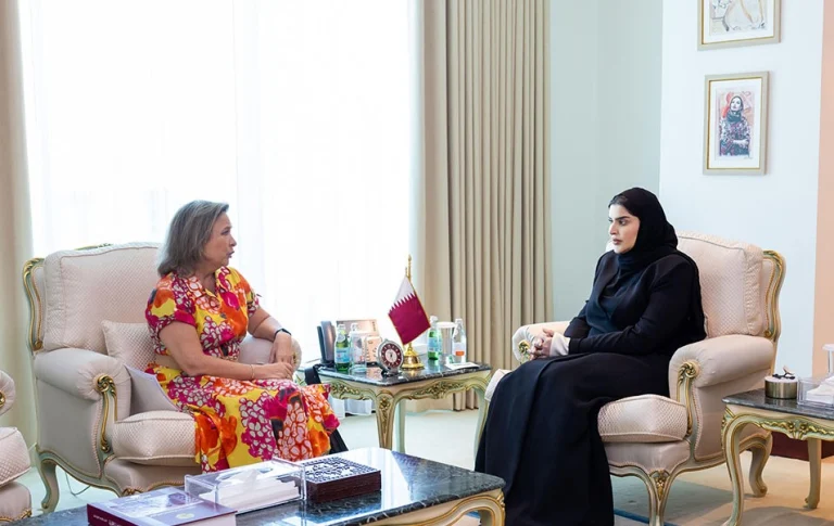 Minister of State for International Cooperation Meets Swiss Ambassador.
