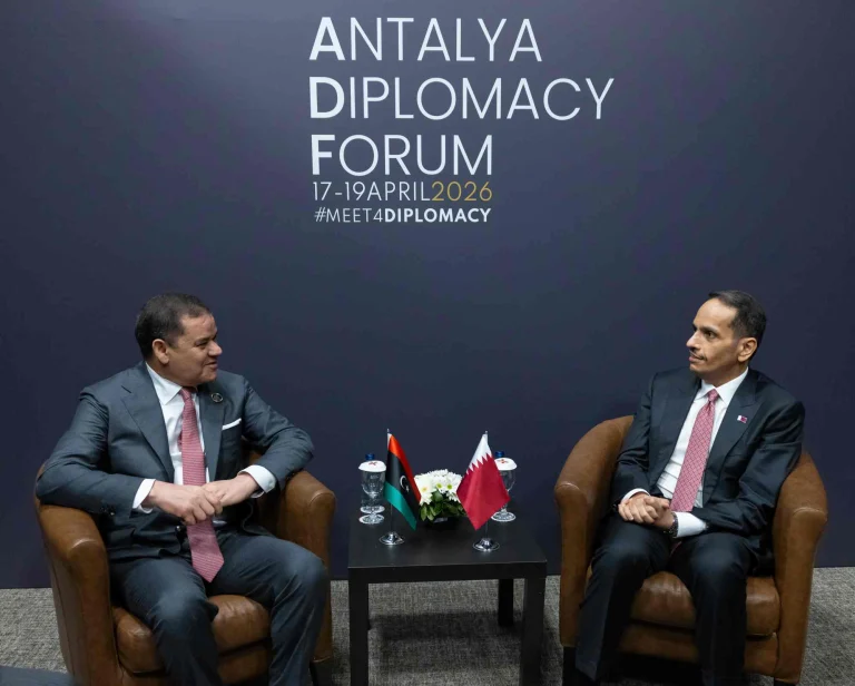 Prime Minister and Minister of Foreign Affairs Meets Head of Government of National Unity of Libya
