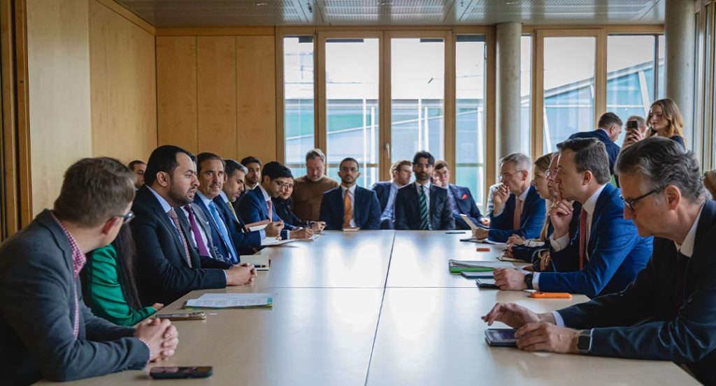 State Minister at Ministry of Foreign Affairs Holds Talks with German Officials
