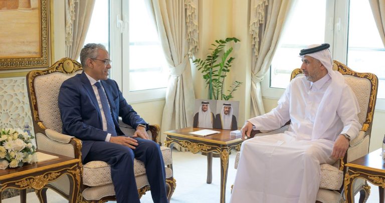 Minister of State for Interior Affairs Meets Mauritanian Ambassador