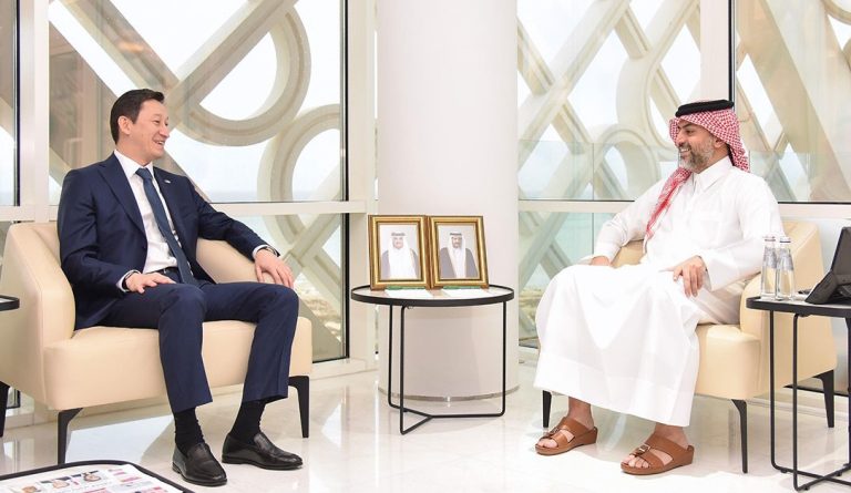 CEO of Qatar Free Zones Authority Meets Ambassador of Uzbekistan