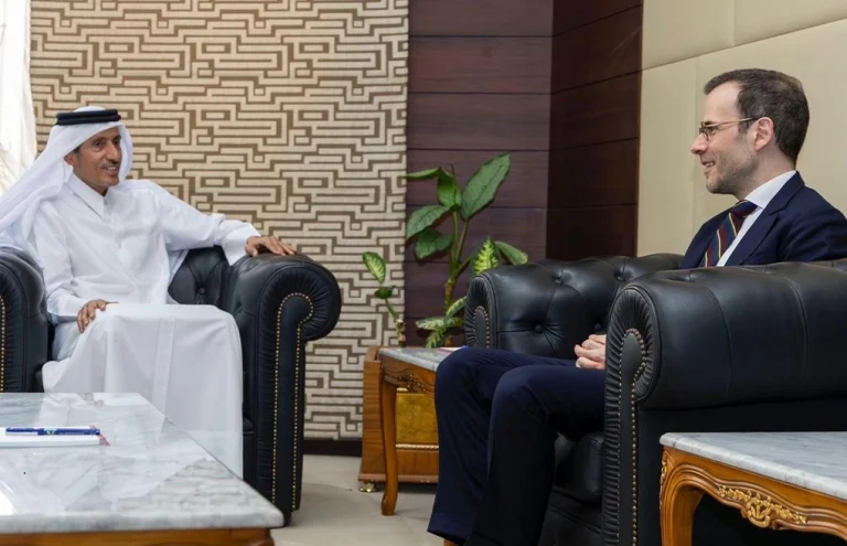 Qatar Media Corporation Chairman Meets French Ambassador
