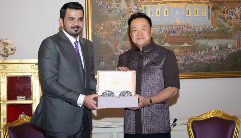Thailand PM Anutin Charnvirakul Meets HE Sheikh Joaan bin Hamad Al-Thani to Boost Asian Sports Cooperation