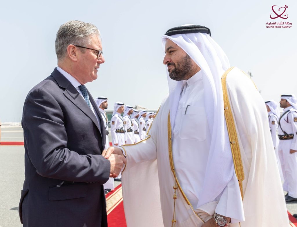 UK Prime Minister Leaves Doha following Working Visit.