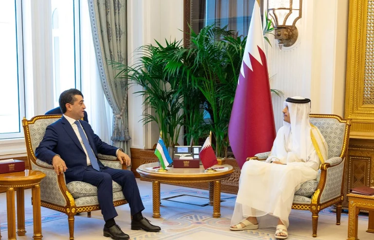 Prime Minister and Minister of Foreign Affairs Meets Foreign Minister of Uzbekistan