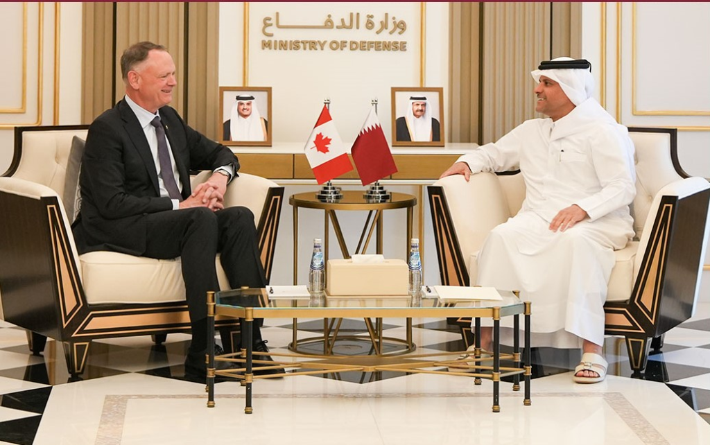 Deputy Prime Minister and Minister of State for Defense Affairs Meets Canadian Minister of National Defense