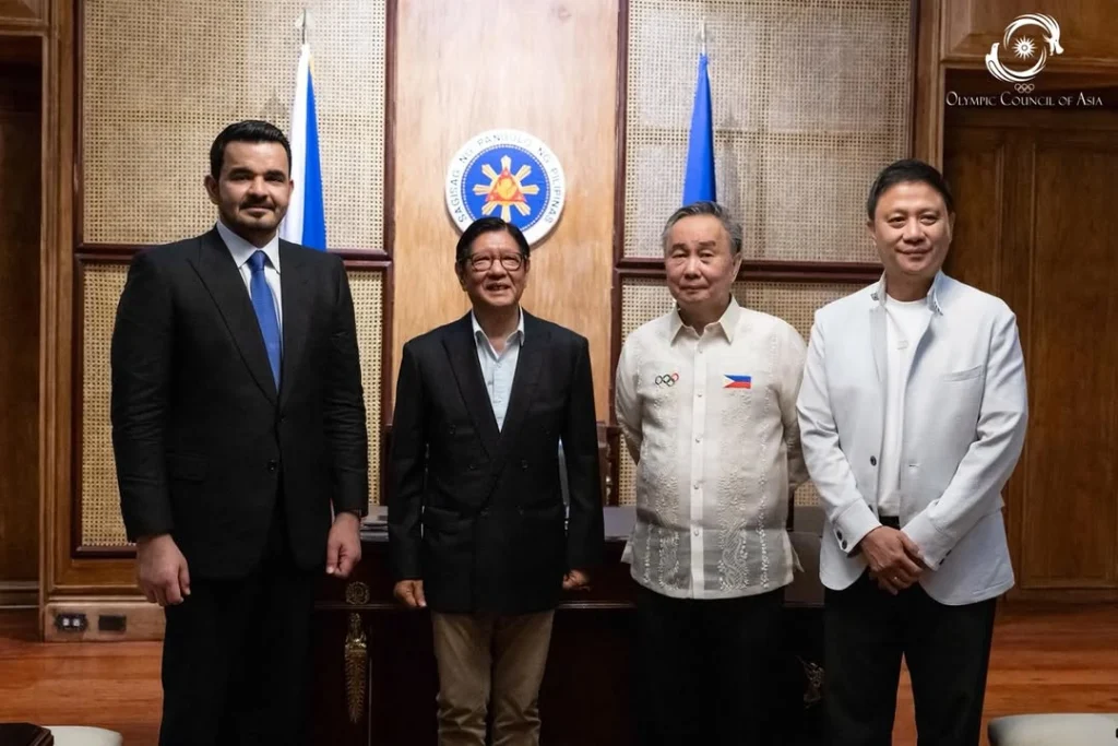 Philippine President receives OCA President in high-level meeting; Cebu City confirmed as host of 7th Asian Beach Games