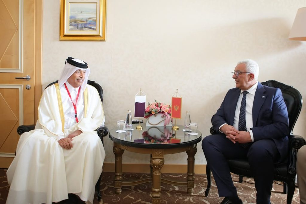 Shura Council Speaker Meets Parliamentary Leaders on Sidelines of Mediterranean Summit in Montenegro