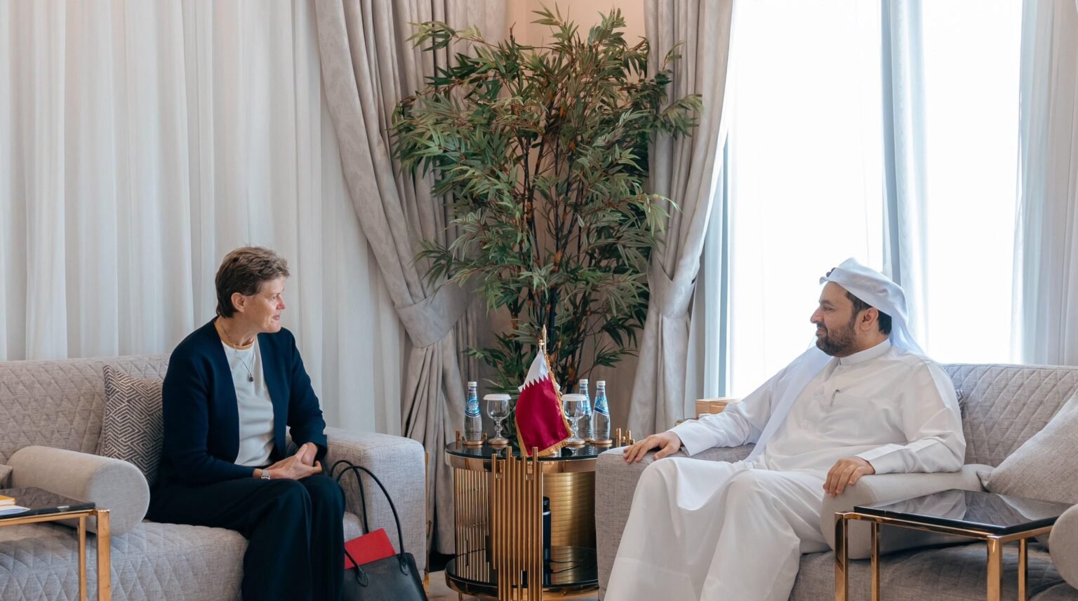 Minister of State at Ministry of Foreign Affairs Meets UK Deputy National Security Adviser